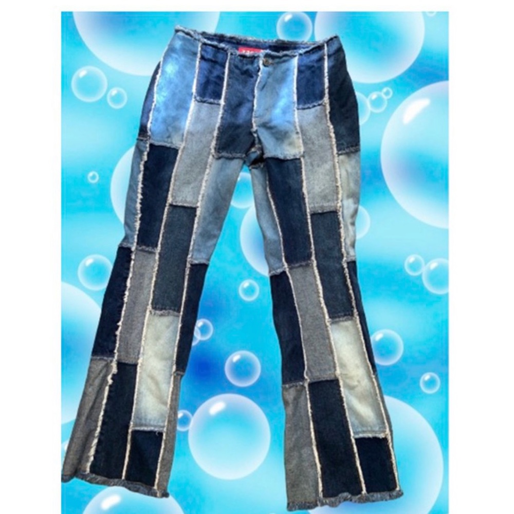 Zana do patchwork flare denim jeans 👖 size 11